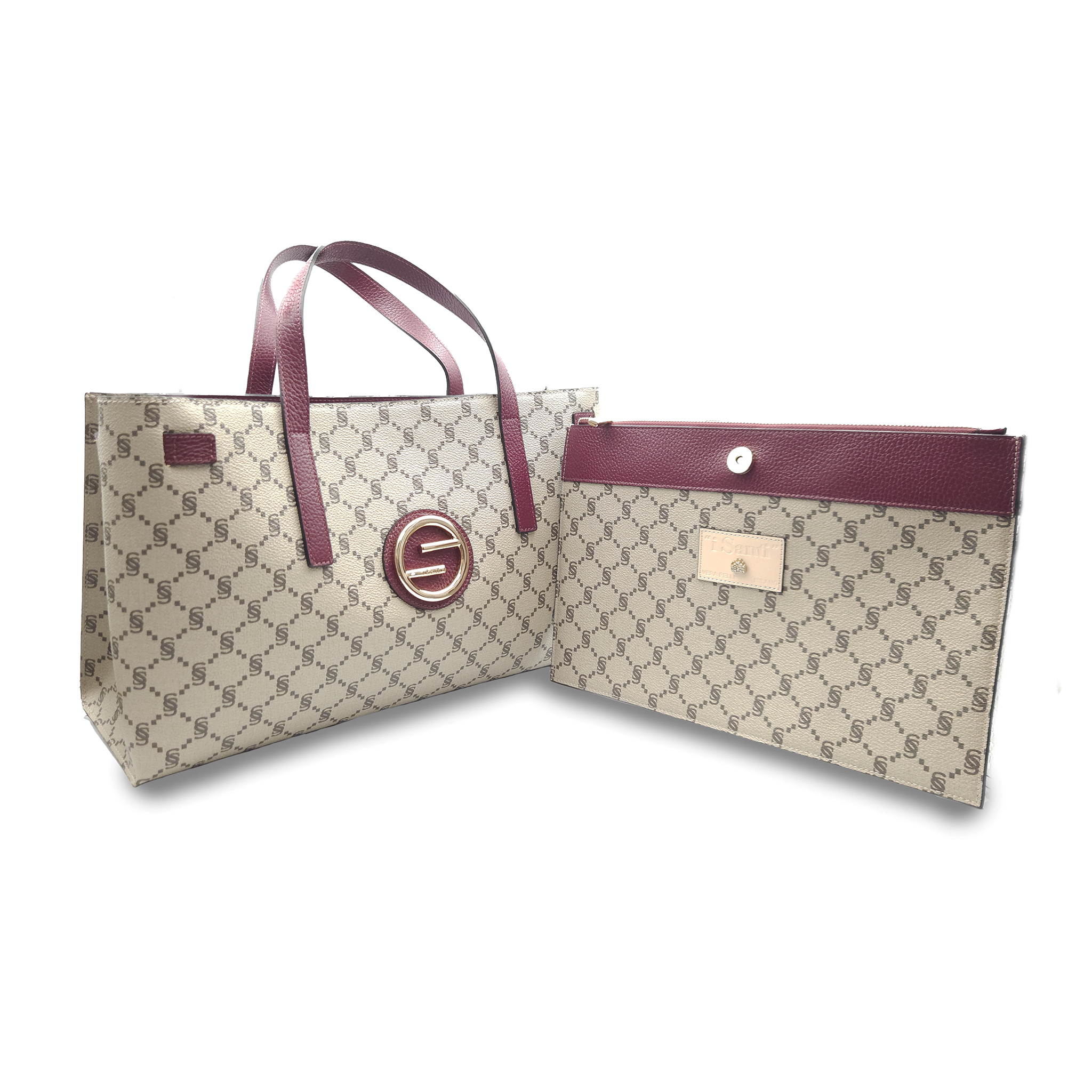 Big satchel monogram "i Santi" - 2056