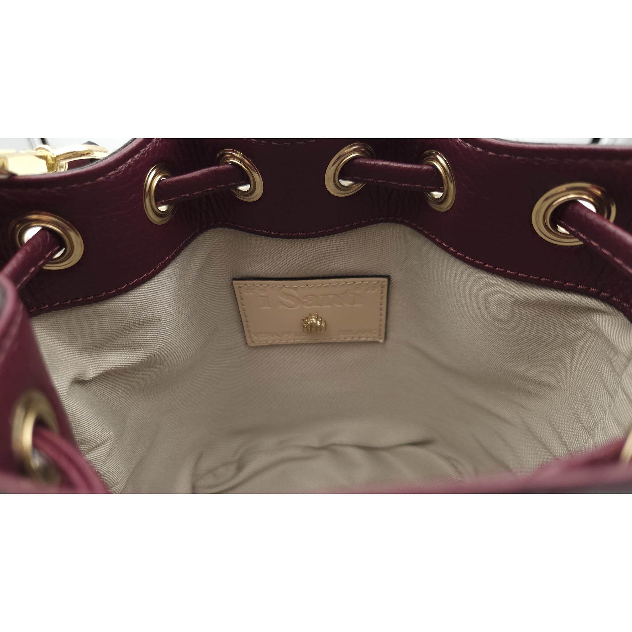 Mini bucket monogram “i Santi” - 2046
