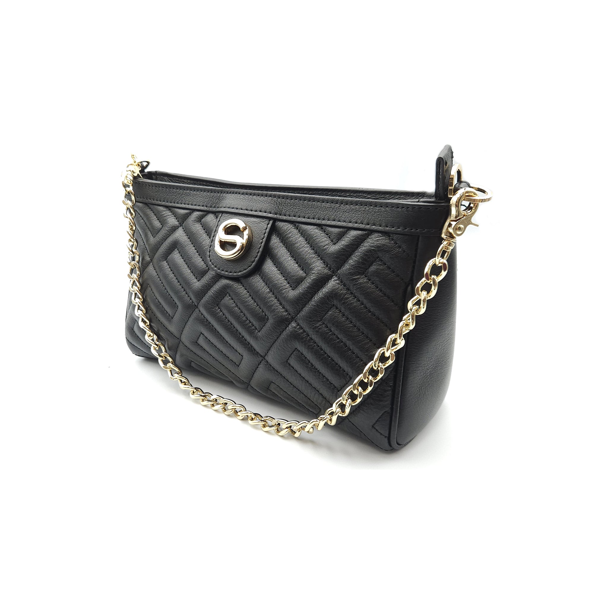 Quilted Leather Shoulder Bag – 2025