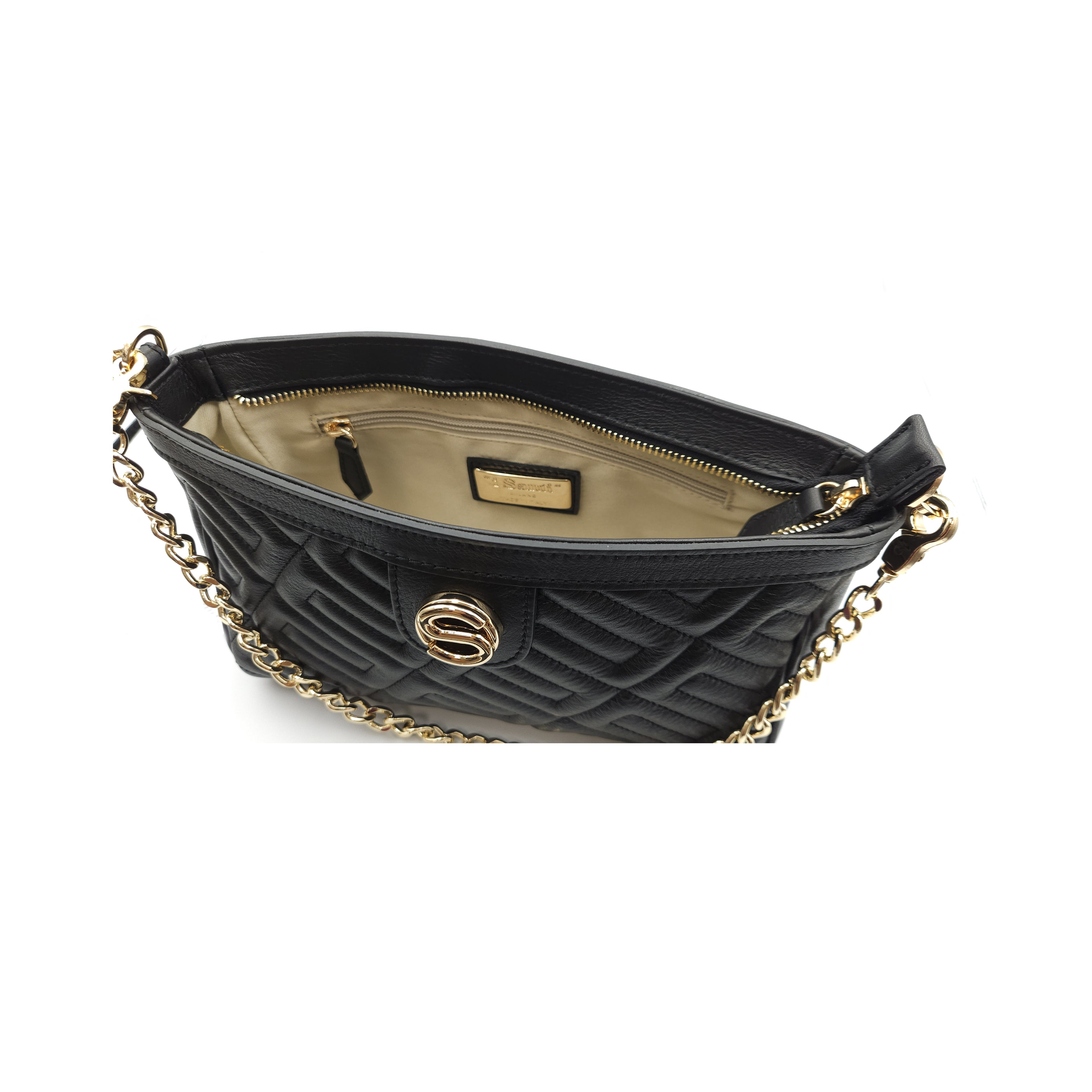 “I Santi” Mini Quilted Crossbody Bag – 2024