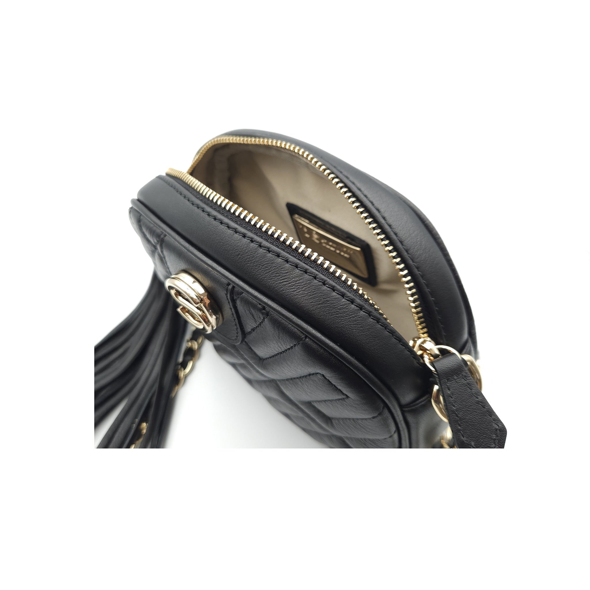 “I Santi” Mini Quilted Crossbody Bag – 2024