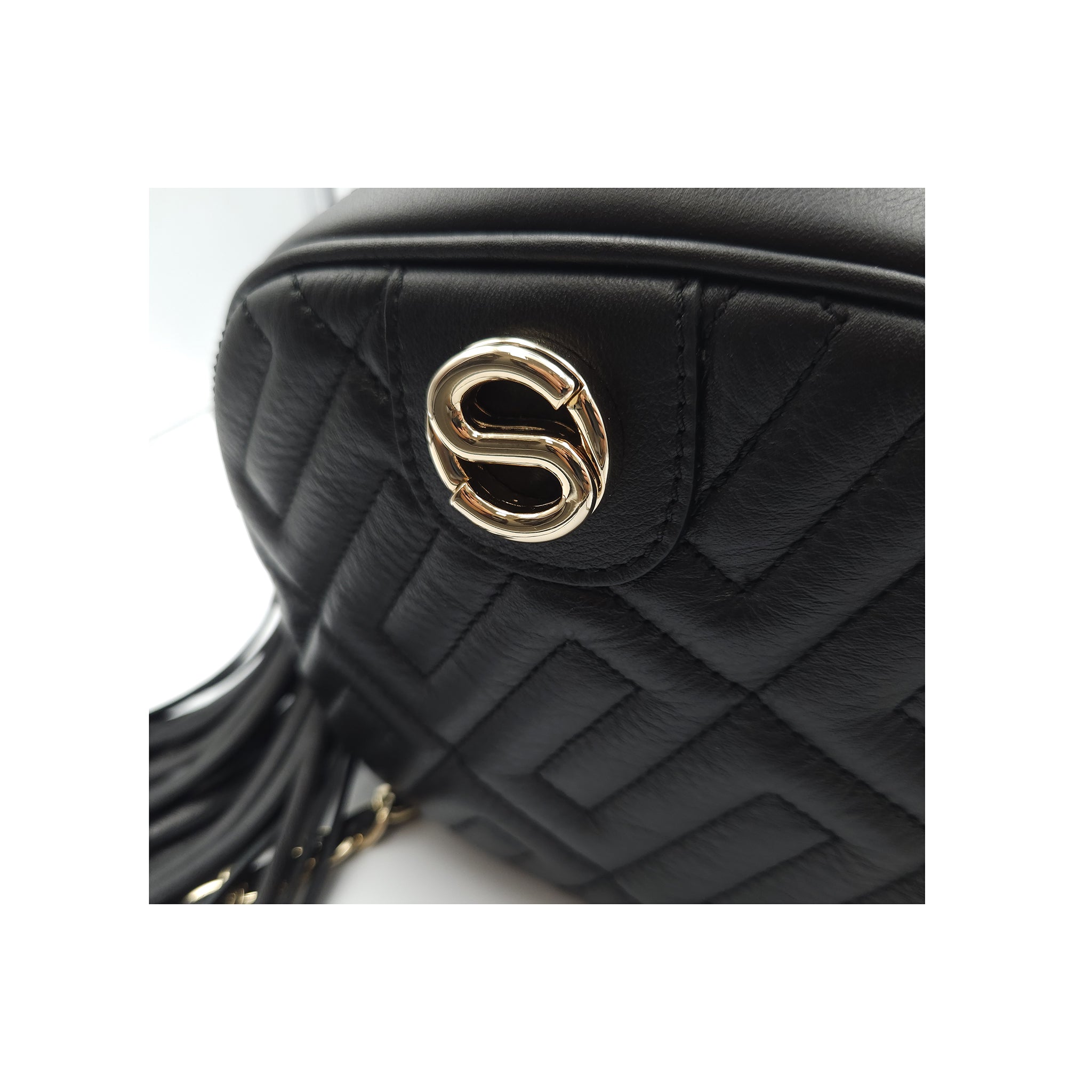 “I Santi” Mini Quilted Crossbody Bag – 2024