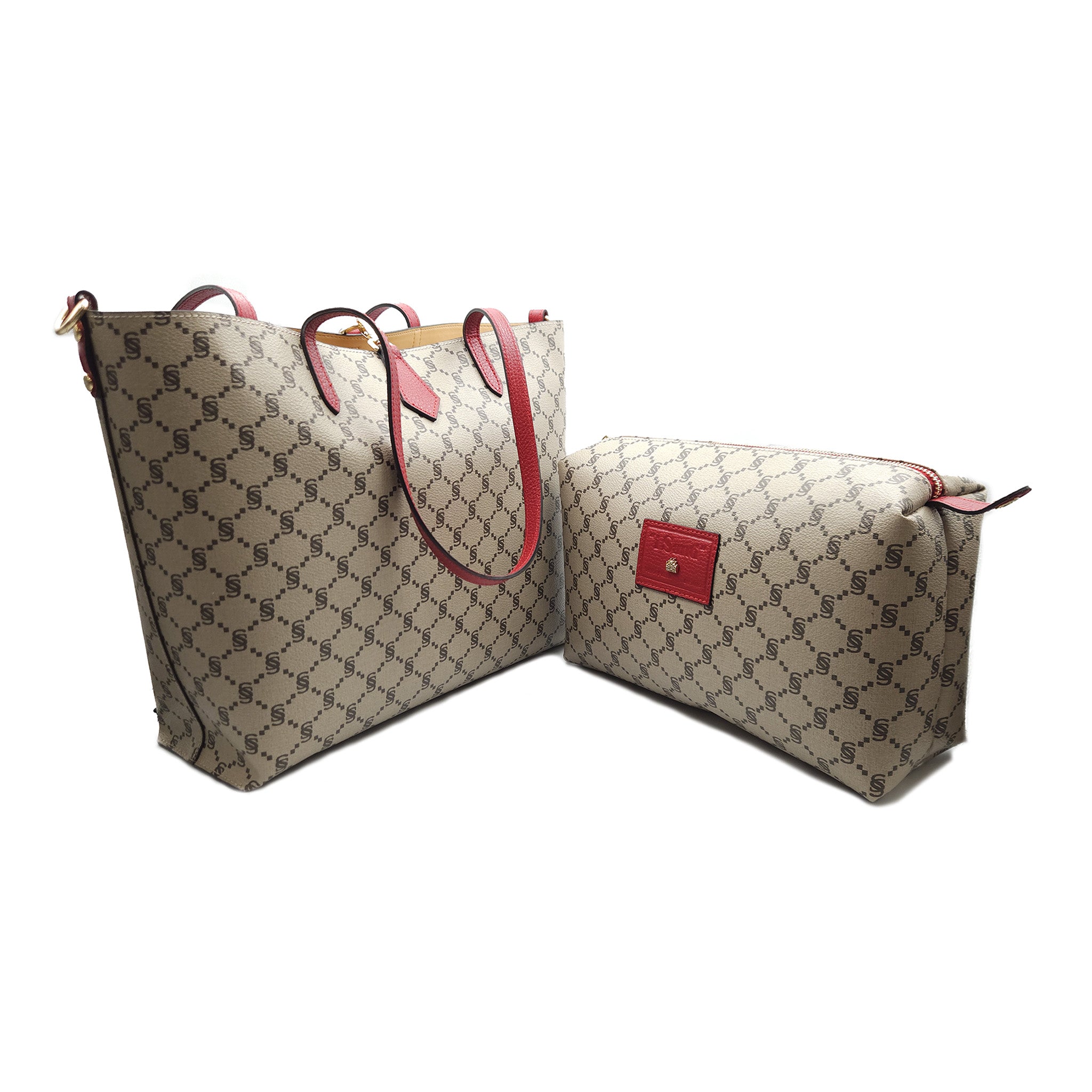 “I Santi” Monogram Shopper with Internal Pouch – 2030