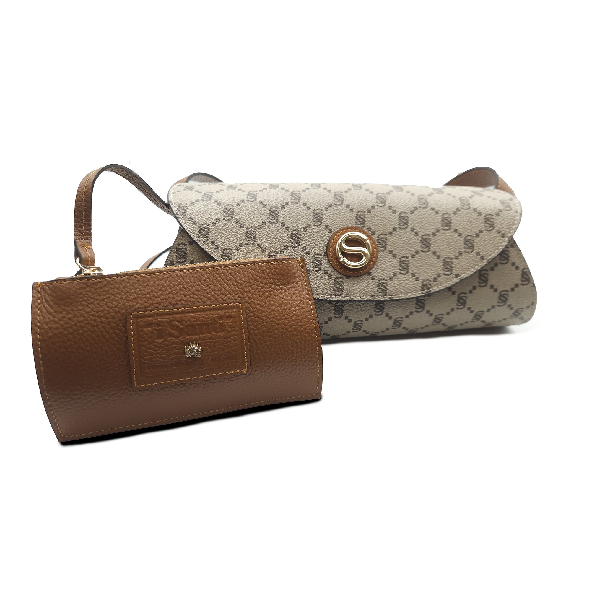 “I Santi” Clutch with Mini Pouch – 2061