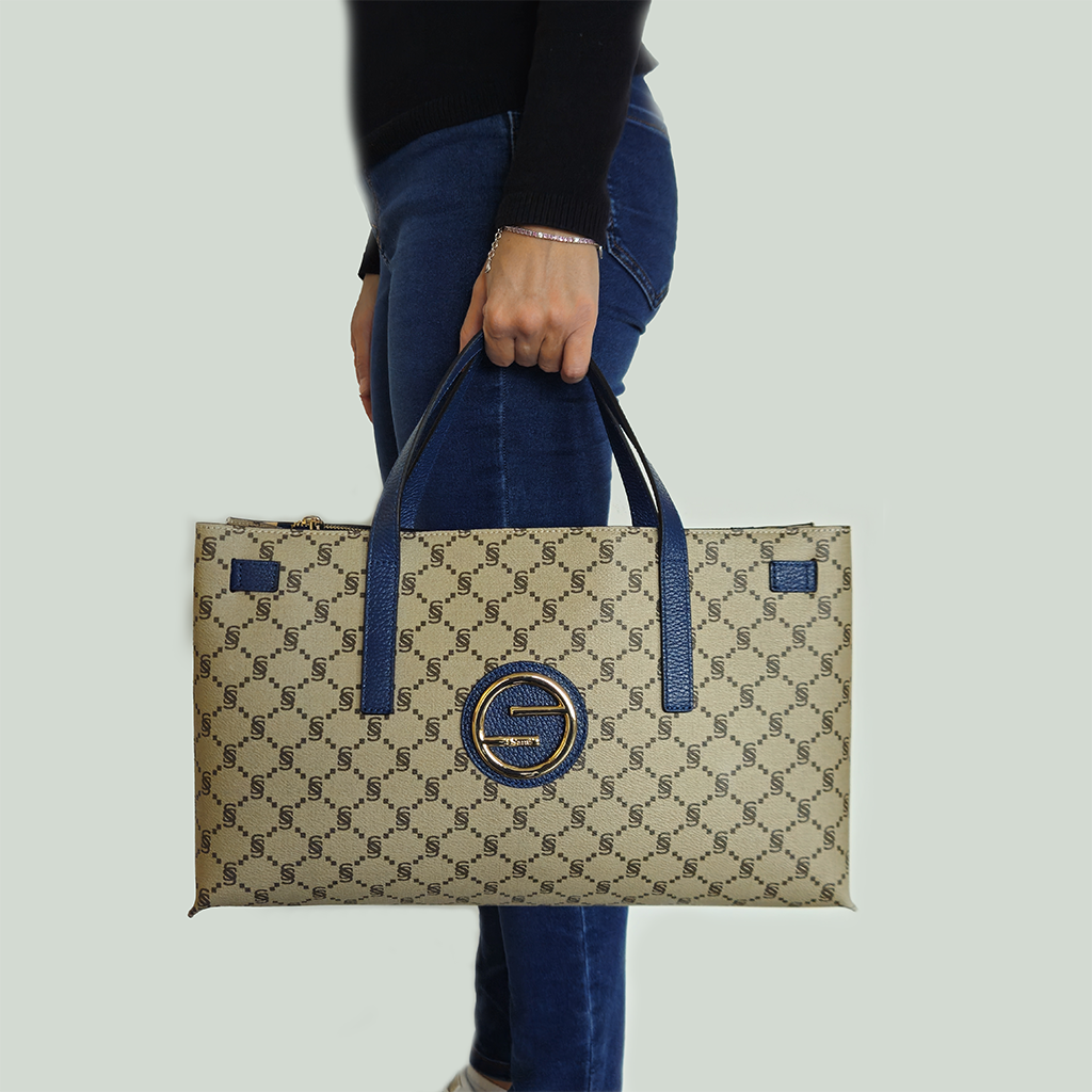 Big satchel monogram "i Santi" - 2056