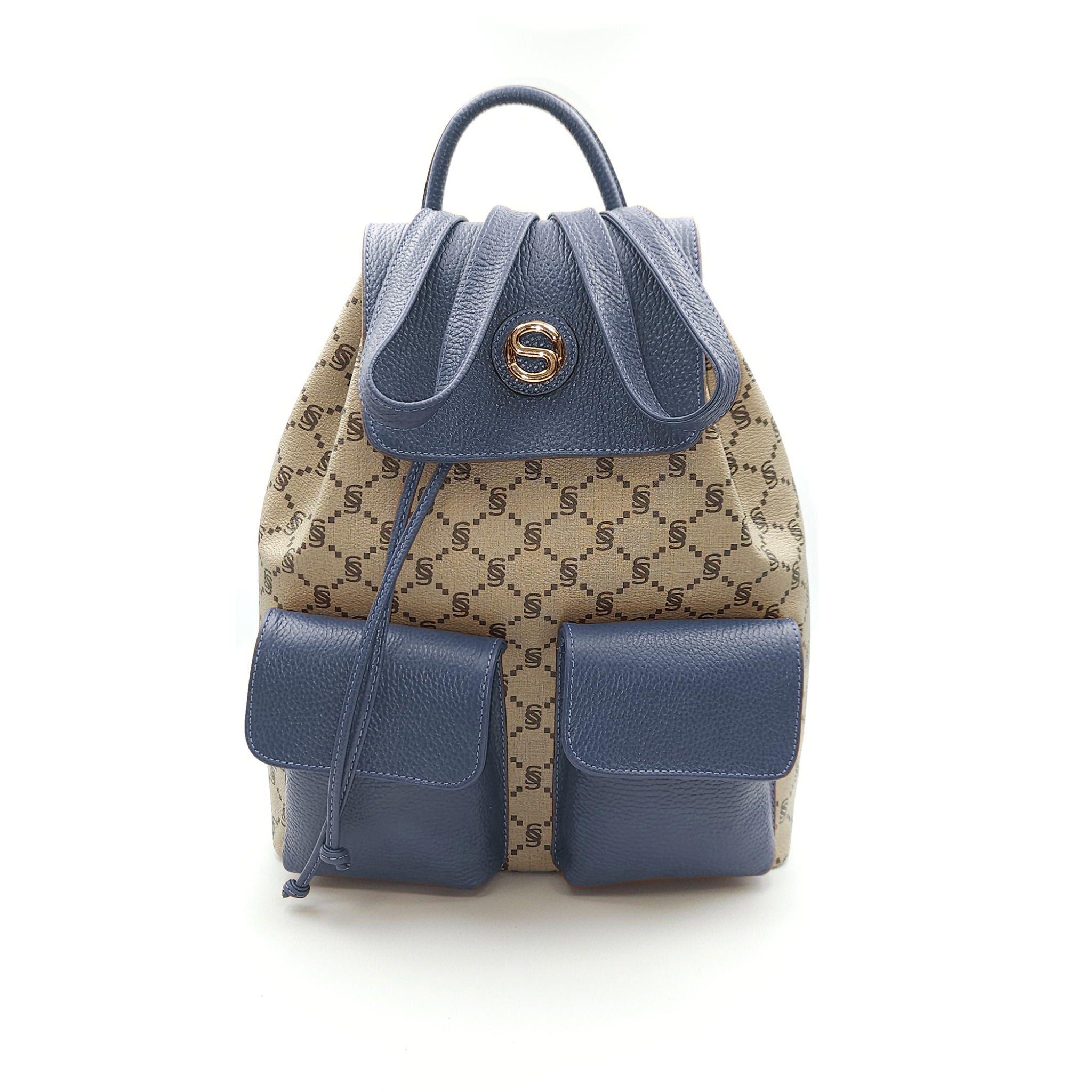 Monogram Backpack with Front Pockets – 2034