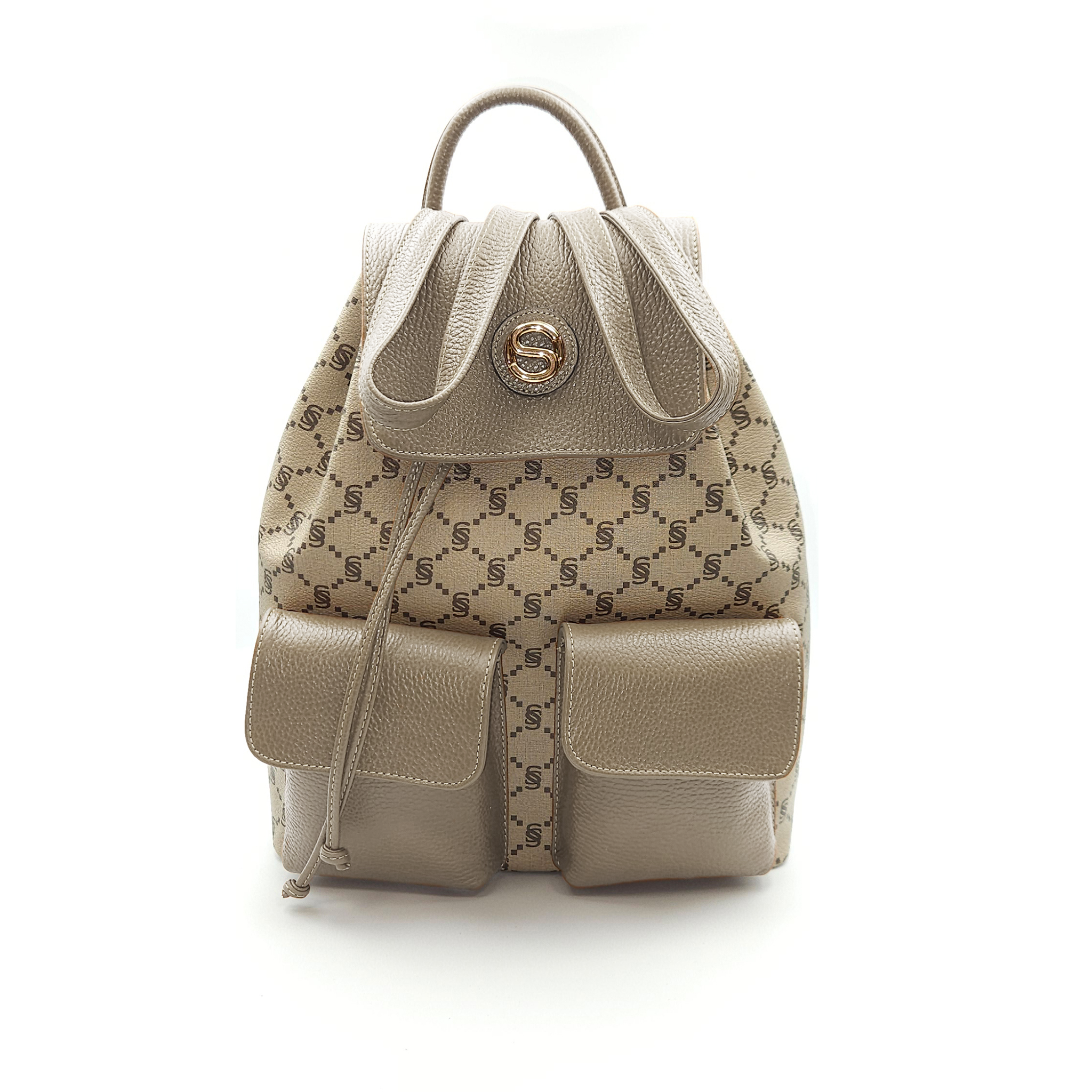 Monogram Backpack with Front Pockets – 2034