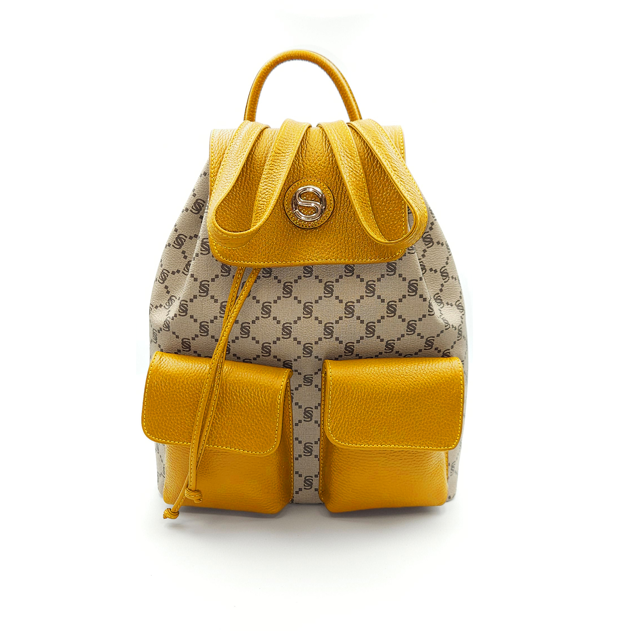 Monogram Backpack with Front Pockets – 2034