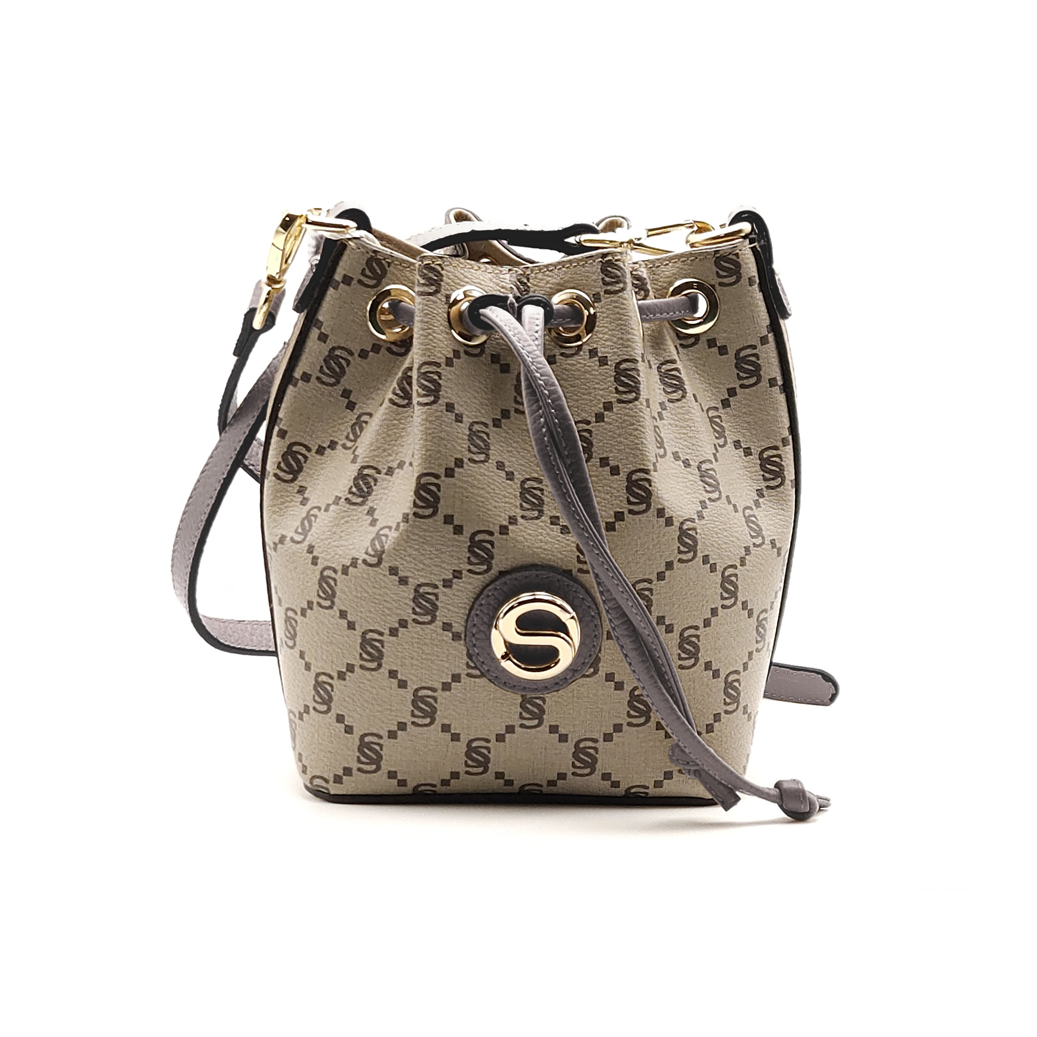 Mini bucket monogram “i Santi” - 2046