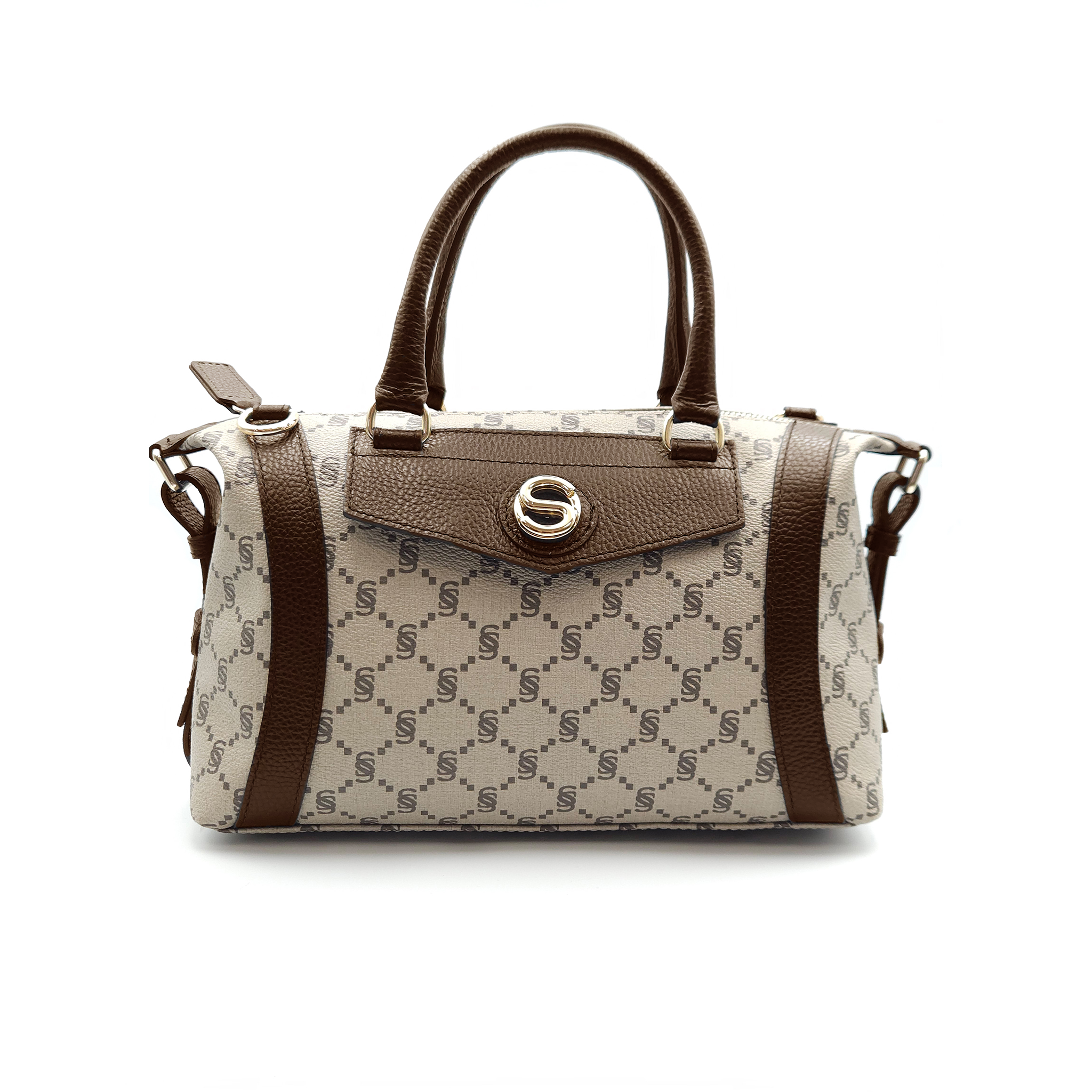 “I Santi” Monogram Bowling Bag – 2065