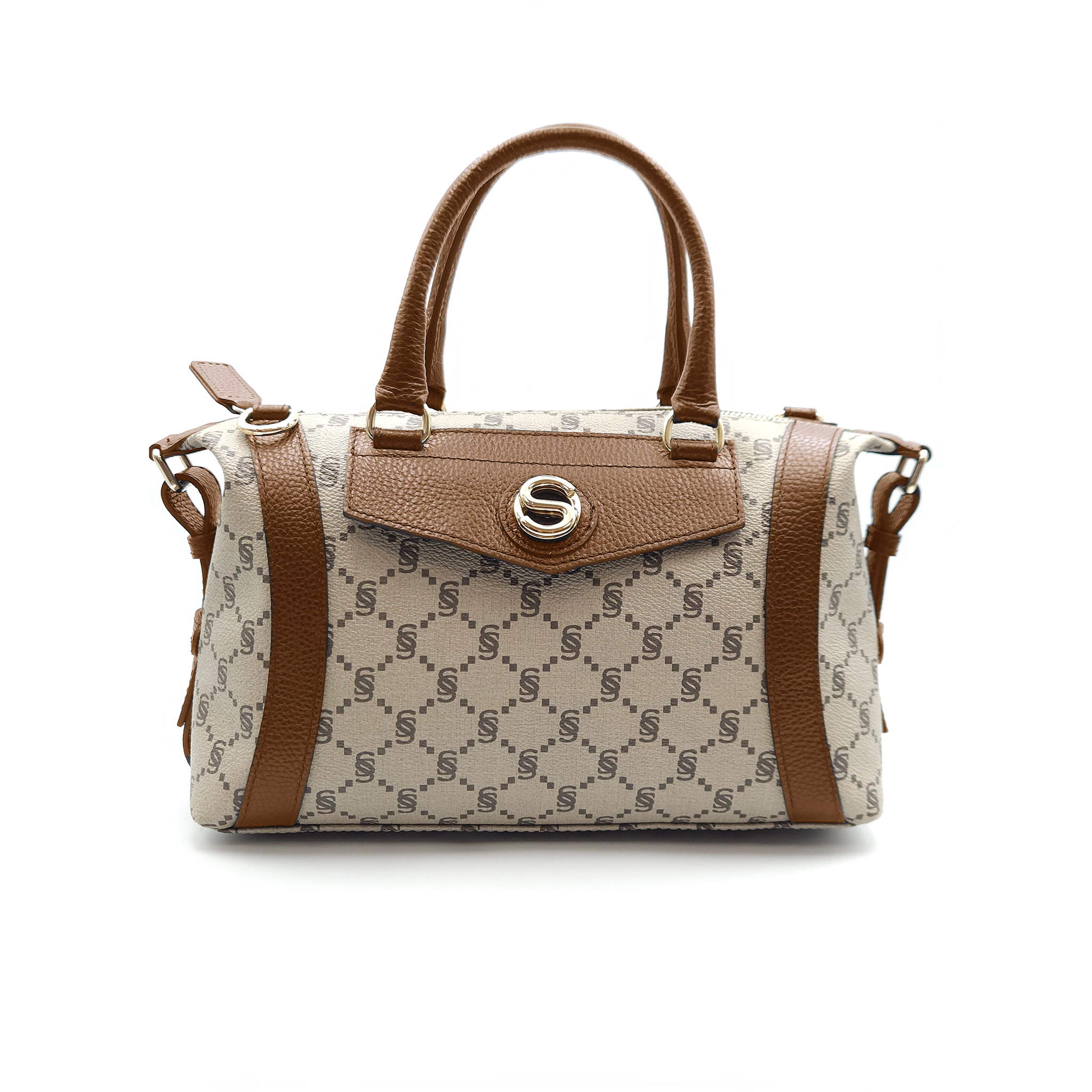 “I Santi” Monogram Bowling Bag – 2065