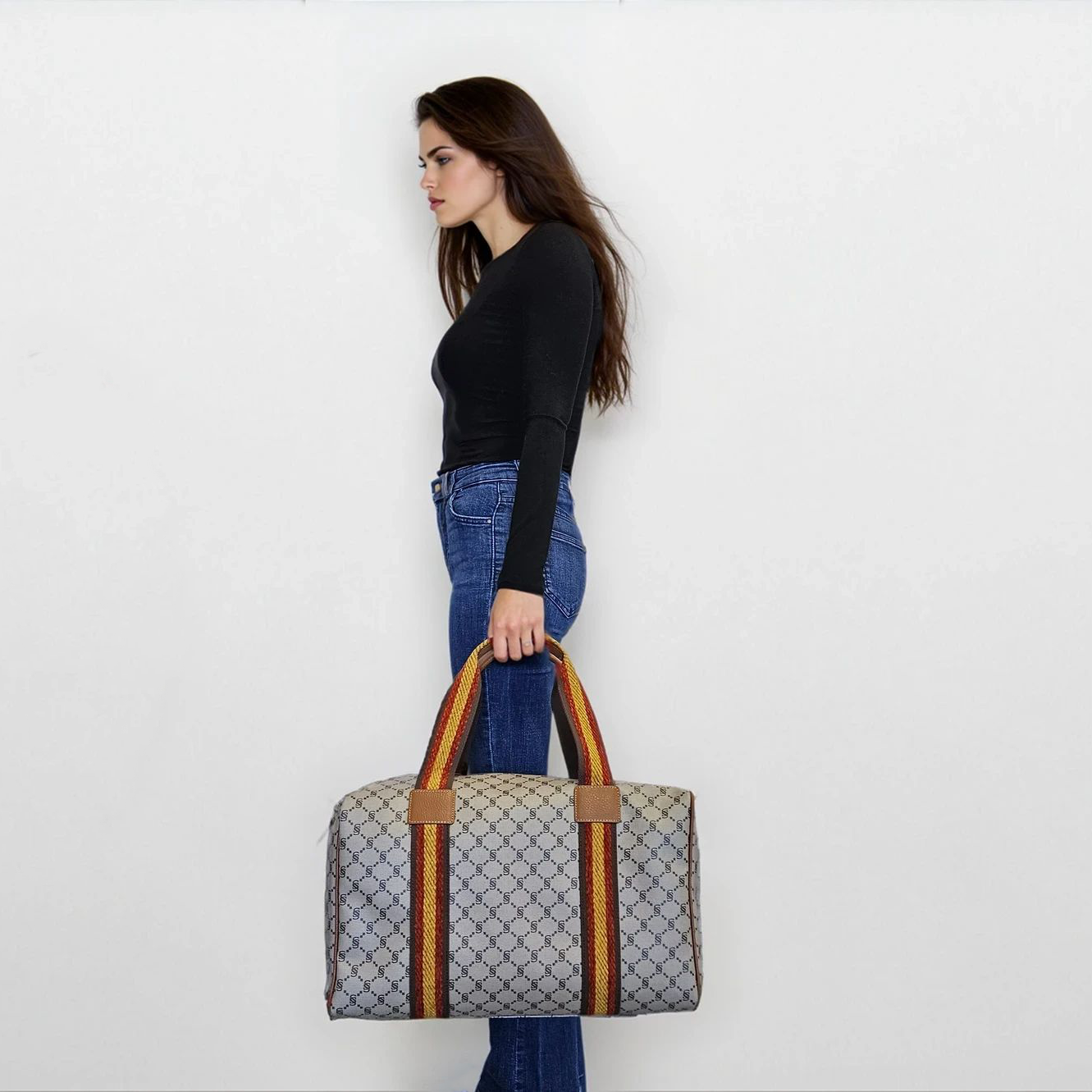 Weekender bag "i Santi" monogram - 2068