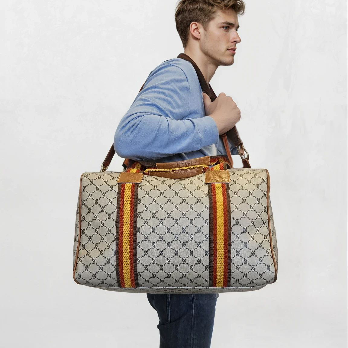 Weekender bag "i Santi" monogram - 2068
