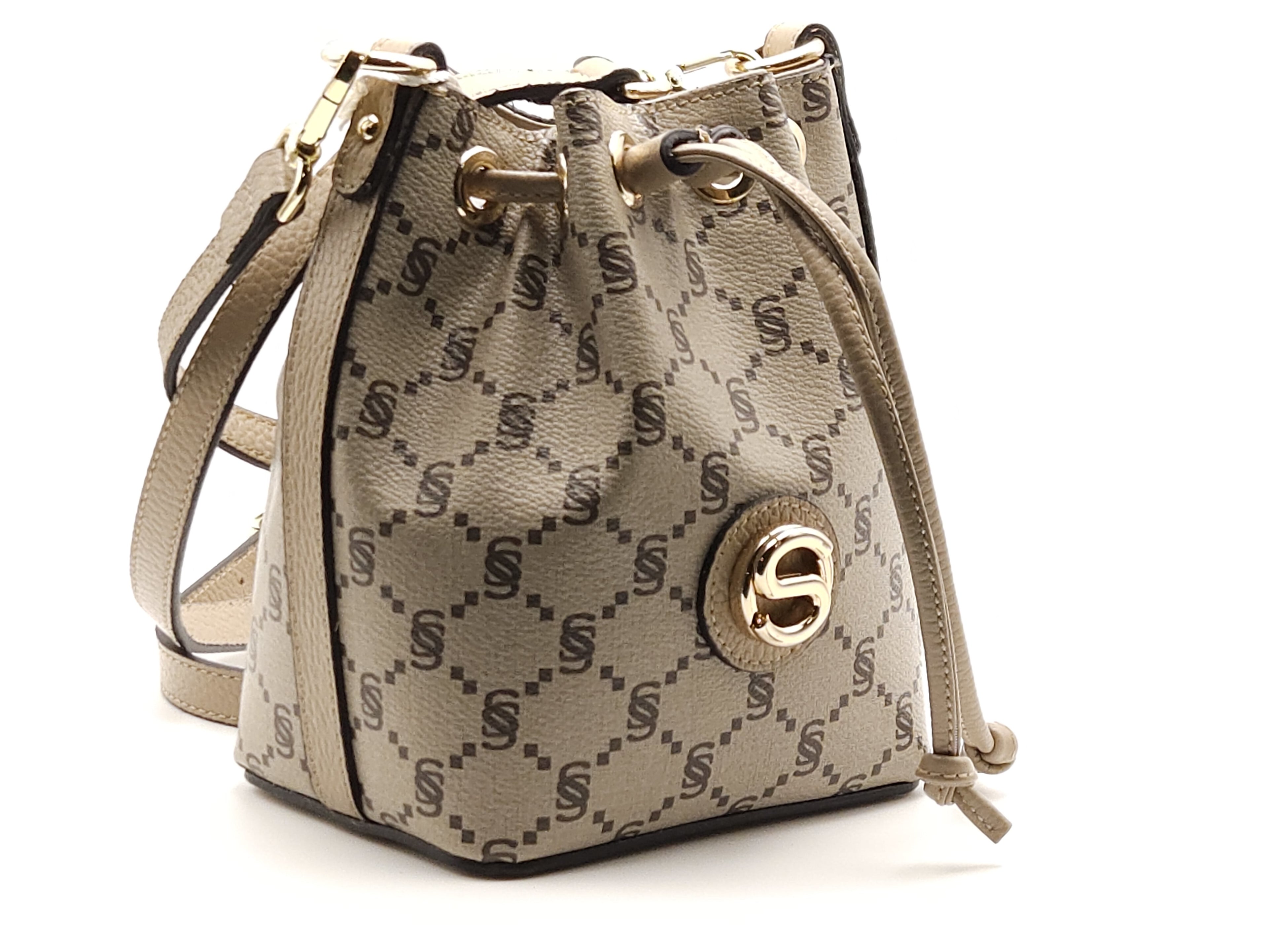 Mini bucket monogram “i Santi” - 2046